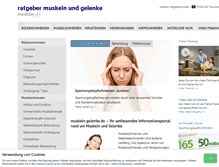 Tablet Screenshot of muskeln-gelenke.de